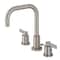 Kingston Brass FSC8938NDL NuvoFusion Widespread Bathroom Faucet W/ Brass Pop-Up, Nickl FSC8938NDL - alternate 1